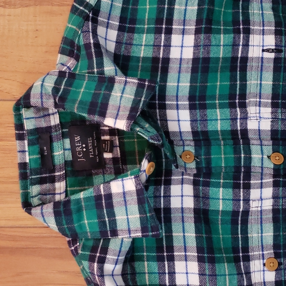 J. Crew Flannel Button Down - Picture 2 of 5